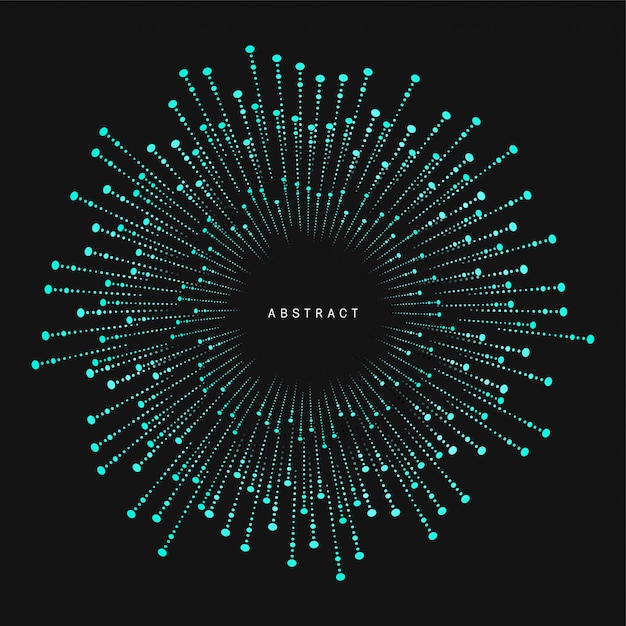 Vector abstracte explosie patroon achtergrond