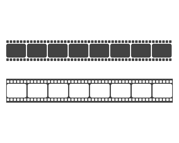 Vector abstracte film pictogram vectorillustratie