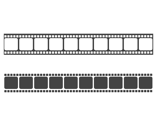 Abstracte film pictogram vectorillustratie