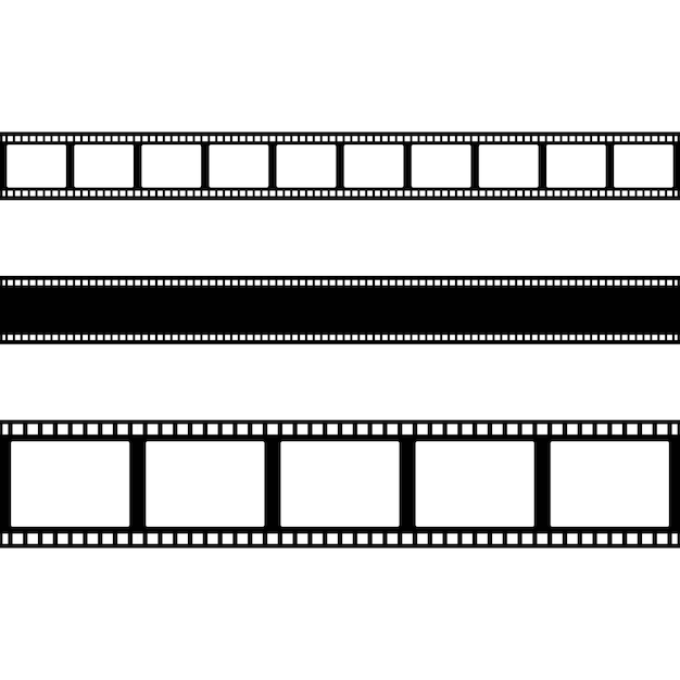 Vector abstracte film pictogram vectorillustratie