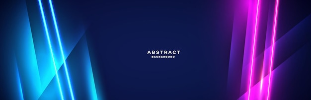 Abstracte futuristische achtergrond met gloeiend lichteffect
