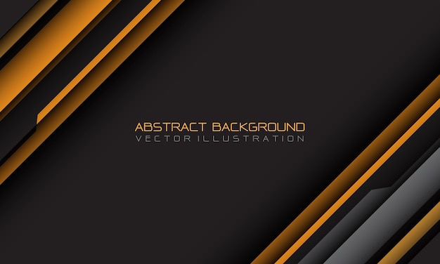 Abstracte geelgrijze cyber geometrische schuine streep met lege ruimte en de moderne futuristische achtergrond van het tekstontwerp