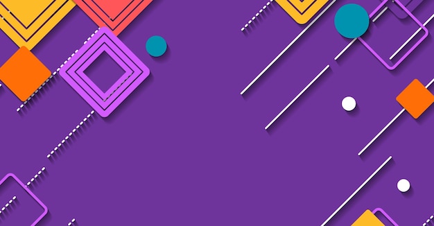Abstracte geometrische achtergrond in levendige kleuren