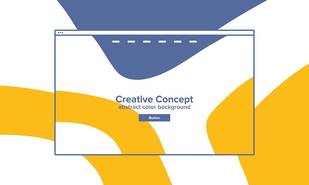 Vector abstracte geometrische achtergrond met felle kleuren creatief webdesign concept voor startpagina