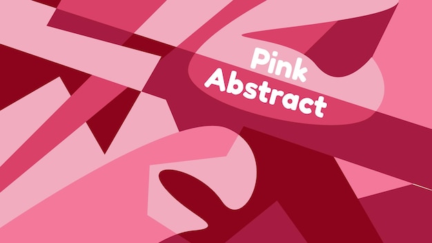 abstracte geometrische achtergrond met roze kleur voor presentatie