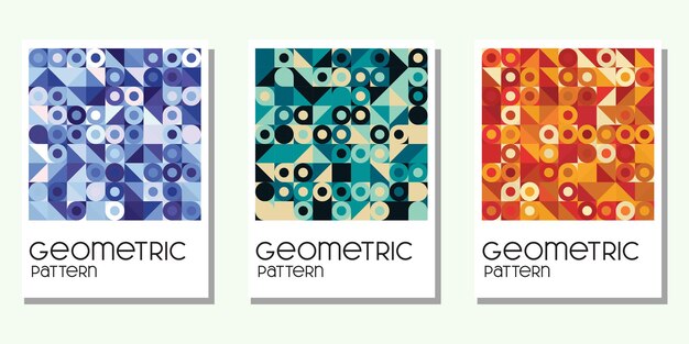 Vector abstracte geometrische achtergrond voor kalender boekomslag wand decor en draagtas