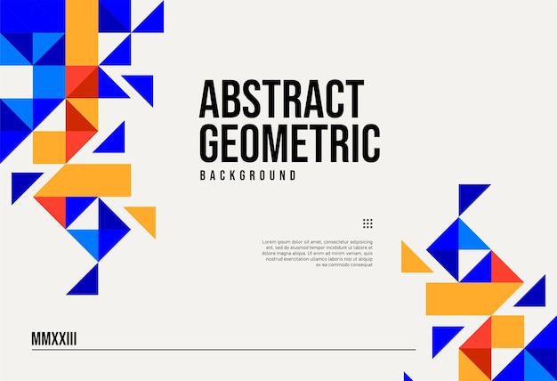 Abstracte geometrische achtergrond