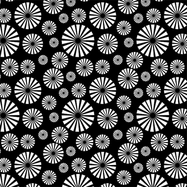 Abstracte geometrische cirkels naadloos patroon