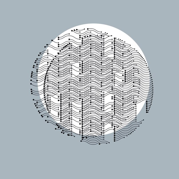 Abstracte geometrische compositie, vector achtergrond.