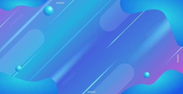 Abstracte geometrische en vloeiende webbanner achtergrond