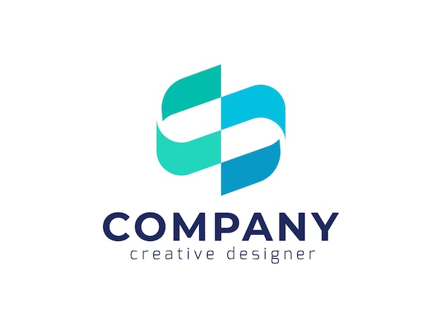 Abstracte geometrische initialen LJ Logo Design Modern Creative Logo bruikbaar voor Business Brand Tech en Company Vector Logo afbeelding grafisch ontwerpelement