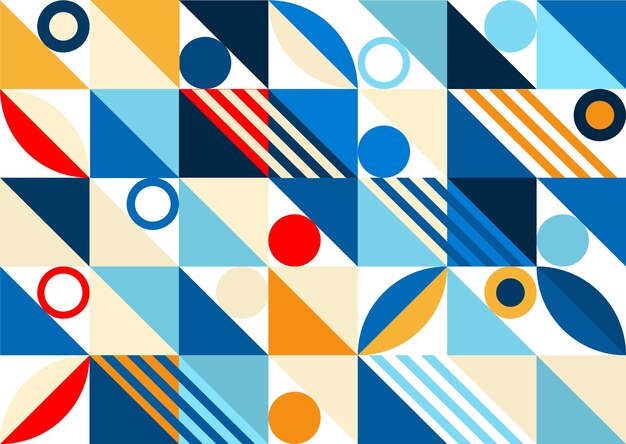 Abstracte geometrische kleurrijke vector achtergrond voor poster web bestemmingspagina dekking advertentie wenskaart promotie