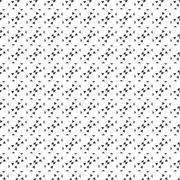Vector abstracte geometrische naadloze patroon herhalende geometrische zwart-wit textuur geometrische decoratie