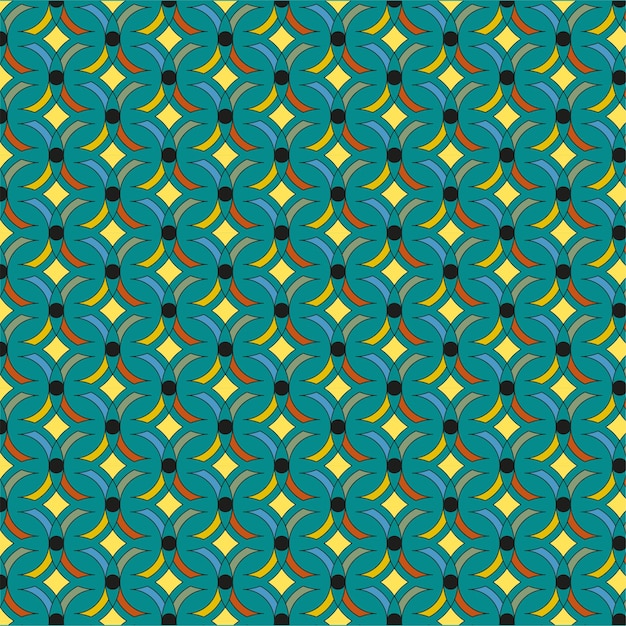 Abstracte geometrische naadloze patroonachtergrond met veelkleurig