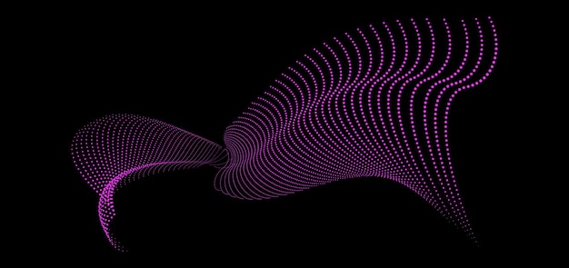 Abstracte geometrische patronen digitale golfelementen en retro halftone ontwerpen achtergrond