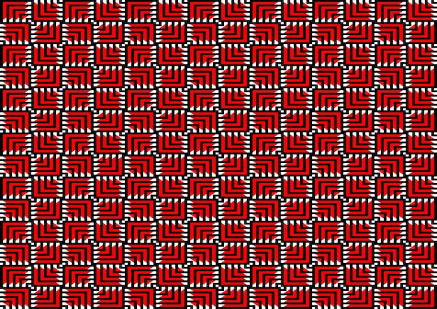 Abstracte geometrische vector naadloze patroon. Overschrijding van lijn pleinen achtergrond. Overlappend patroon. Eenvoudig ontwerp voor stof, lijn, behang, textiel