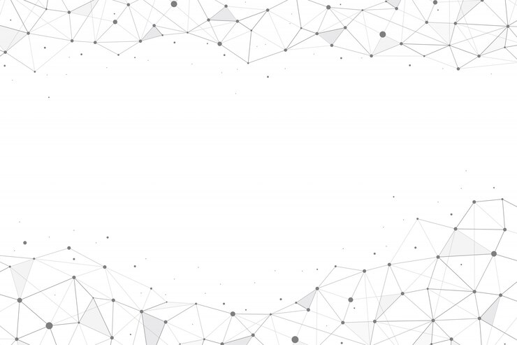 Vector abstracte geometrische veelhoekig met het verbinden van punten en lijnen op witte achtergrond. vector il