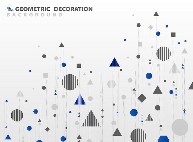 Abstracte geometrische vorm ontwerp achtergrond