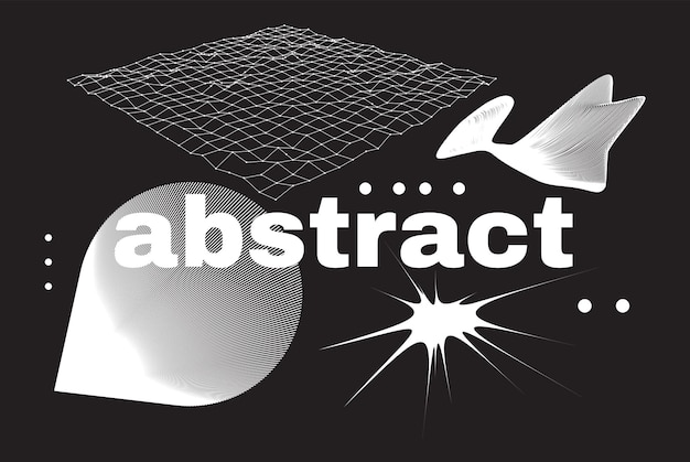 Abstracte geometrische vormen instellen overgangseffect