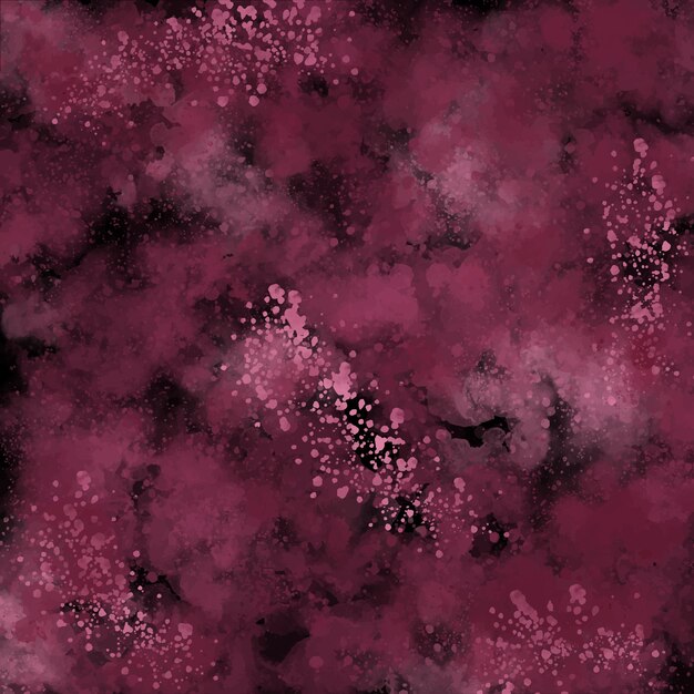 Abstracte gestructureerde achtergrond met aquarel-effect en spetterende druppels op zwart Dynamische diepe en rijke achtergrond Tracing