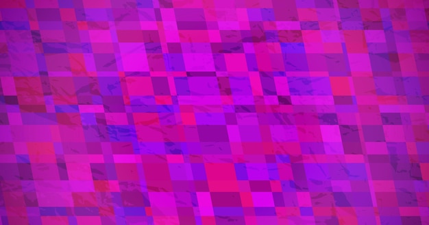 Abstracte gestructureerde achtergrond met paarse kleurrijke rechthoeken. Bannerontwerp. Mooi futuristisch dynamisch geometrisch patroonontwerp. vector illustratie
