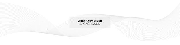 Abstracte golven vector achtergrond Lineaire golvende gebogen achtergrond element