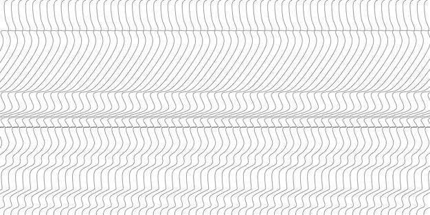 Abstracte golvende achtergrond. Dunne lijn op wit