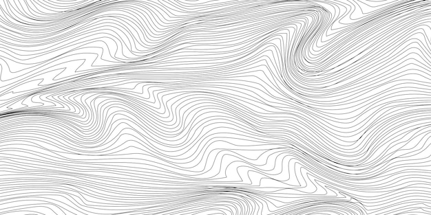 Abstracte golvende artistieke sjabloon Wave Stripe vector Achtergrond