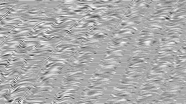 Vector abstracte golvende artistieke sjabloon wave stripe vector achtergrond