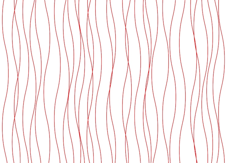 Vector abstracte golvende lijn patroon naadloze vector achtergrond.