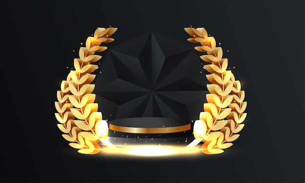 Abstracte gouden achtergrond met lichtstralen