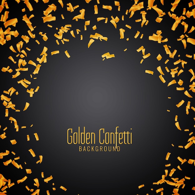 Abstracte gouden confetti achtergrond