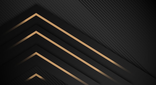Abstracte gouden luxe achtergronden geometrisch grafisch element met kopie ruimte voor tekst of bericht