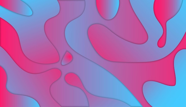 Vector abstracte gradiënt met vloeiende kleurrijke achtergrond voor behang