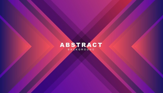 Vector abstracte gradiënt paarse blauwe achtergrond met pijlvormen