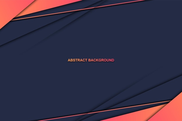 Abstracte gradiënt strepen banner achtergrond met lijnen. Vector illustratie.