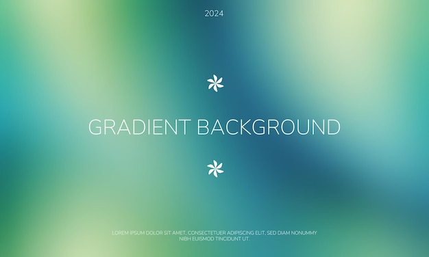 Abstracte Groen-blauwe achtergrond met vervagingseffecten