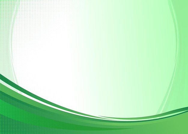 Abstracte groene achtergrond en gradiëntvorm met wit