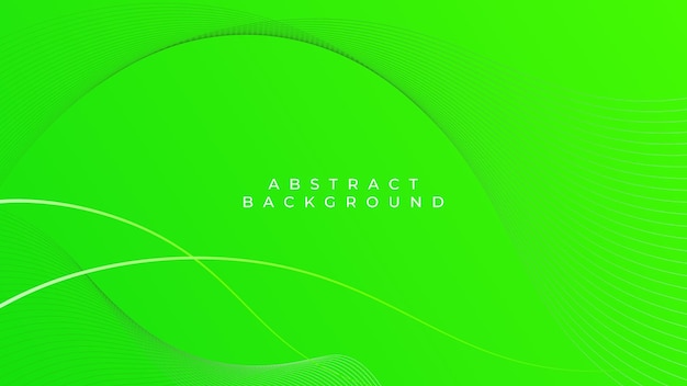 Abstracte groene achtergrond golflijnen