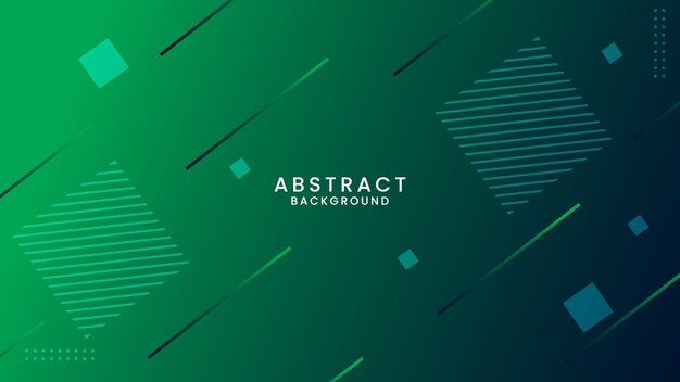 Abstracte Groene Achtergrond Met Lijnen Ontwerpsjabloon