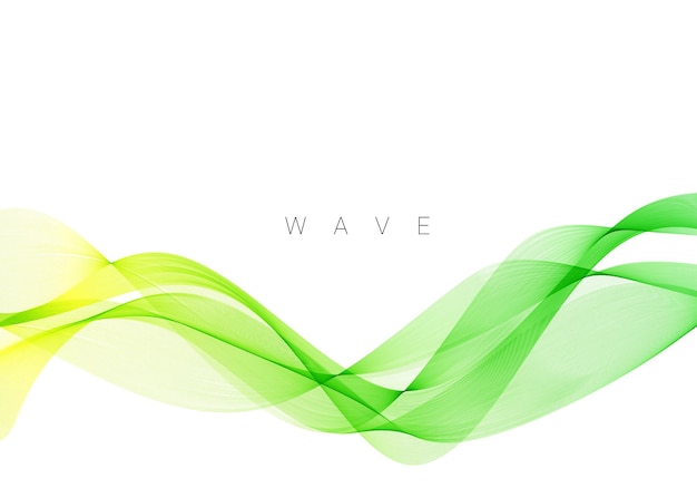 Abstracte groene kleur wave design element golvende abstracte achtergrond
