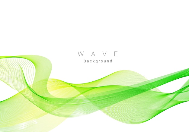 Abstracte groene kleur wave design element golvende abstracte achtergrond