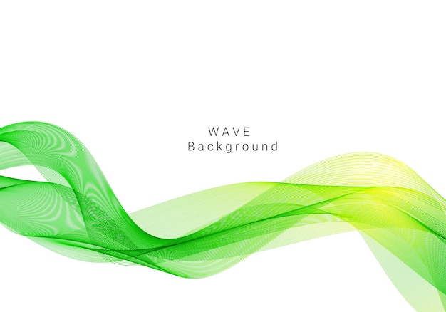 Abstracte groene kleur wave design element golvende abstracte achtergrond