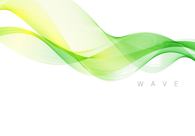 Abstracte groene kleur wave design element golvende abstracte achtergrond