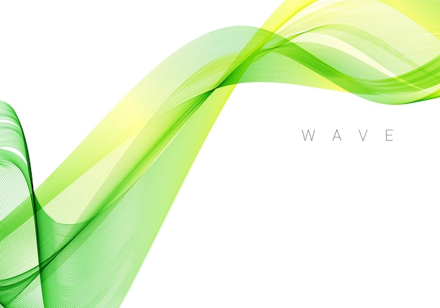 Abstracte groene kleur wave design element golvende abstracte achtergrond
