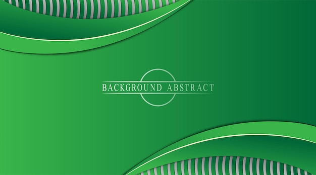 Abstracte groene kleurgradatie als achtergrond met mooie krommevorm