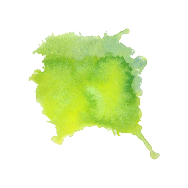 Vector abstracte groene water kleur splatter