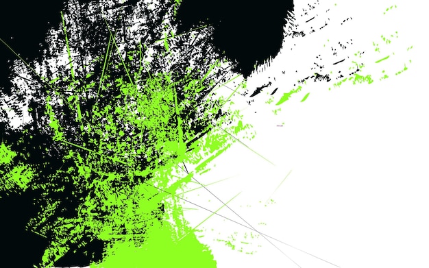 Abstracte groene zwart-witte muurverfachtergrond