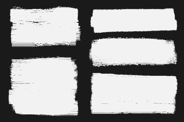 Abstracte grunge penseelstreek banner