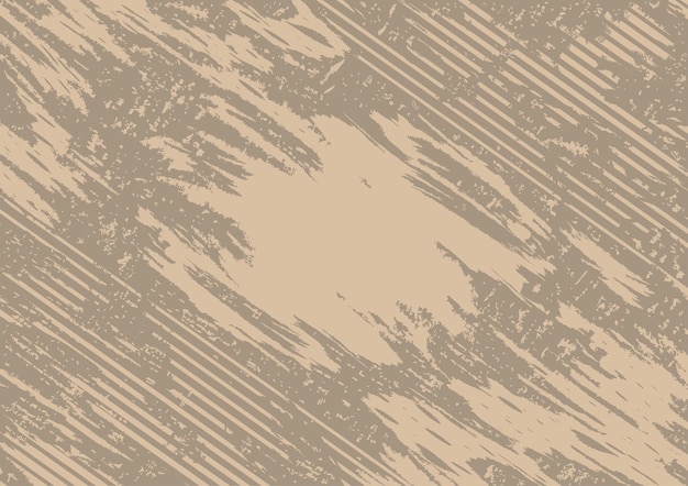 Abstracte grunge textuur en strepen patroon achtergrond ruwe vuile beige kleur behang sjabloon